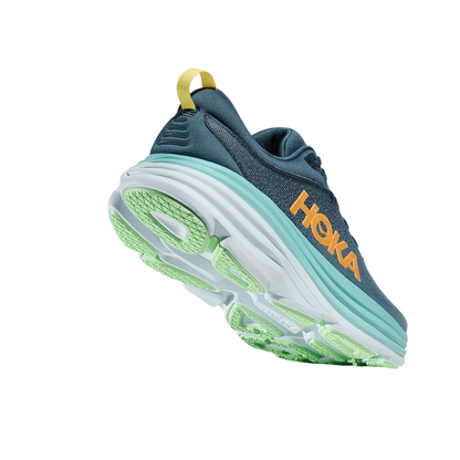 Hoka One One scarpa da corsa da uomo Bondi 8 1123202/RHD blu ombra-verde acqua