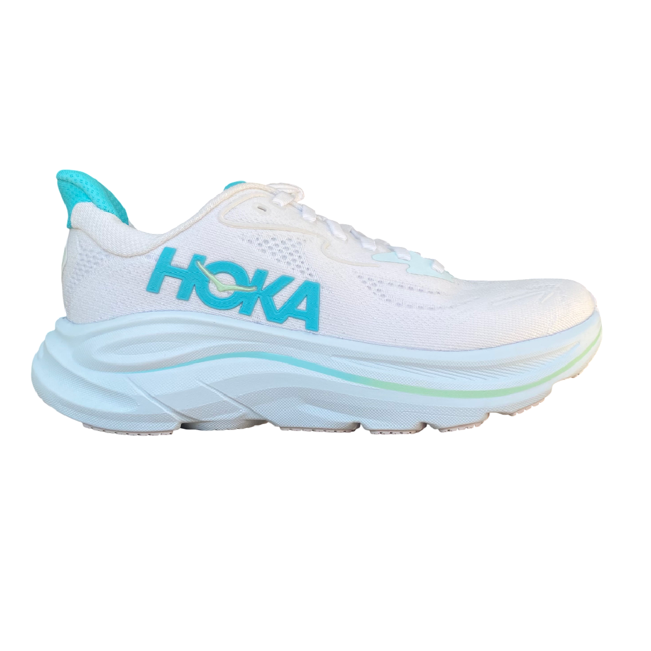 Hoka One One scarpa da corsa da donna Clifton 10 1162031-WTCL bianco-cielo