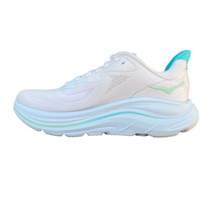 Hoka One One scarpa da corsa da donna Clifton 10 1162031-WTCL bianco-cielo