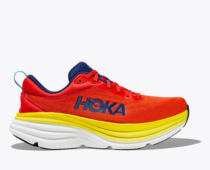 Hoka One One scarpa da corsa da uomo M Bondi 8 1123202/RAFL rosso fuoco